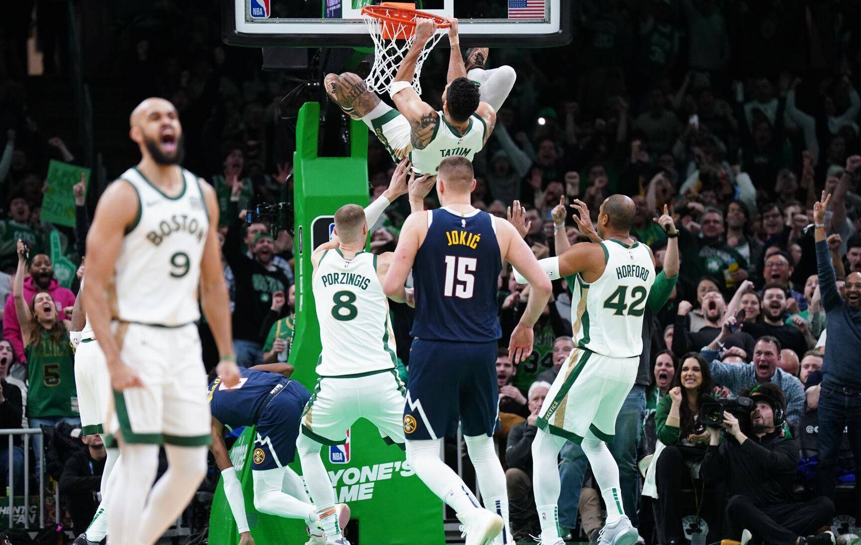 威金斯狂砍波尔津吉斯分，掘金迎来新赛季高光！